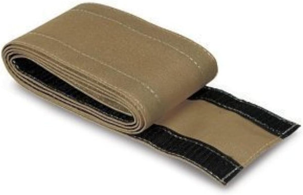 Electriduct 3" SafCord Carpet Cord Cover Strip - 6 Feet - Taupe | Hides Floor Cables on Commercial Carpet