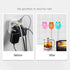 4Pcs Power Outlet Hook Plug Storage Hooks Cable Clips Adhesive Plug Holder Plug Wire Holder Cord Organizer for Cord