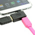 chenyang Micro USB OTG Power Adapter, 2 in 1 Micro USB Male to USB 2.0 Female, 90 Degree Right Angled Connector