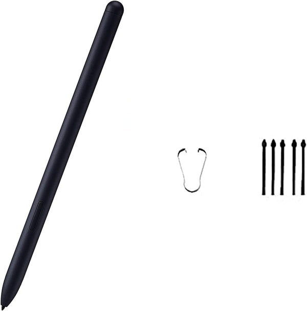 Replacement Stylus Pen for Samsung Galaxy Tab S7, S7+ Plus, S7 FE, S Pen with Tips/Nibs (Black)