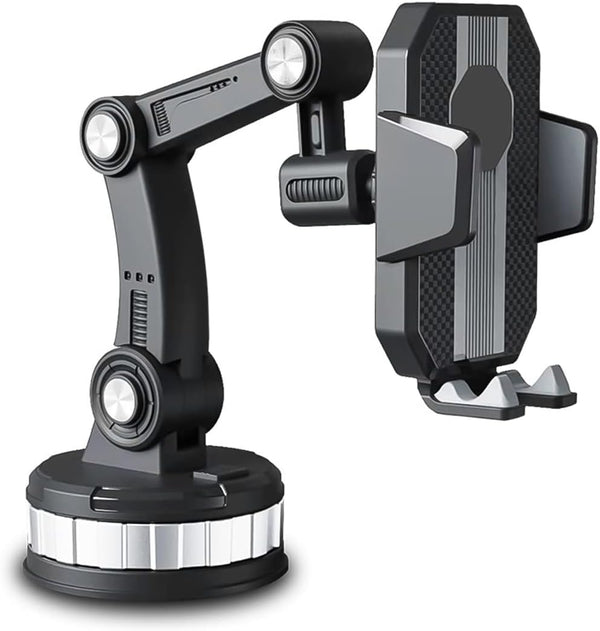 Car Phone Mount, 360° Rotatable Upgraded Holder with Suction Cup for Dashboard, Windshield, Universal for iPhone 13/12
