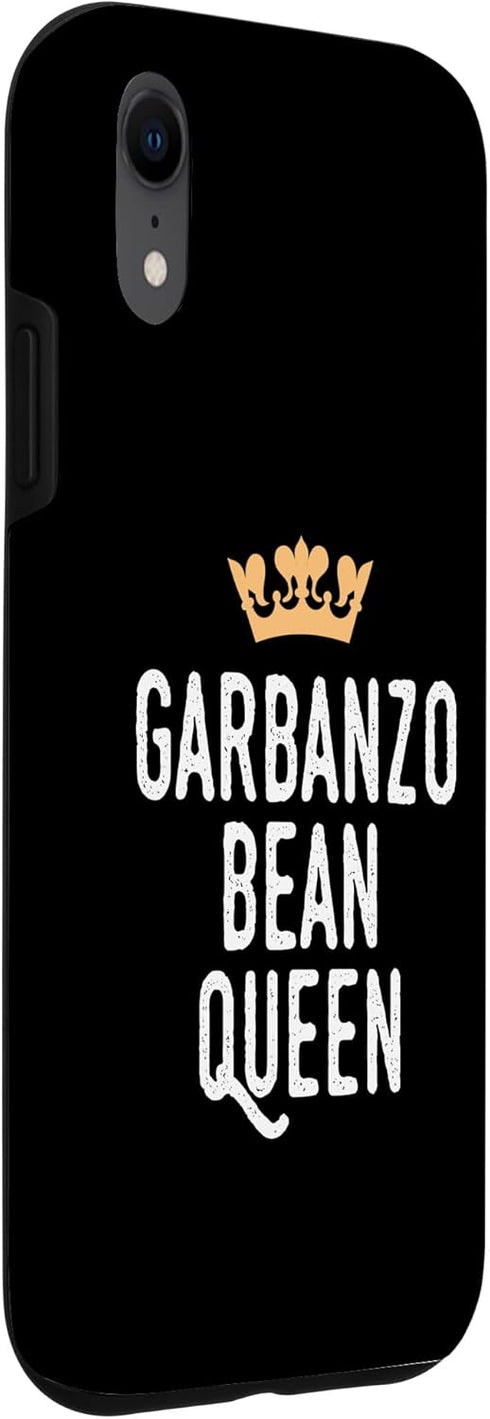 Garbanzo Queen Vegetable Eater Clothing for Women Hummus Garbanzo Bean Queen, Funny Chickpeas Eater Case for iPhone XR