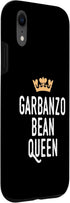 Garbanzo Queen Vegetable Eater Clothing for Women Hummus Garbanzo Bean Queen, Funny Chickpeas Eater Case for iPhone XR