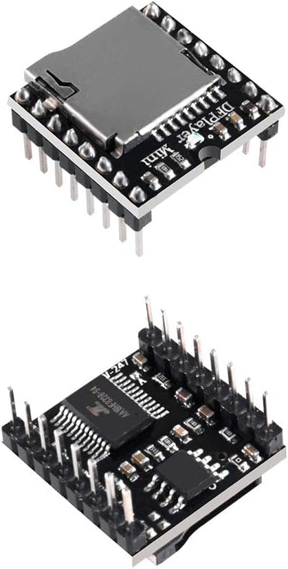 UMLIFE 3PCS MP3 MP3 Mini Player Audio Module Voice Decode Board TF Card U Disk IO/Serial Port/AD Board DFPlayer Audio