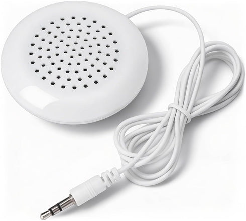 HANYAUKU Pillow Speaker, 3.5mm Mini Stereo Speaker Replacement, Portable DIY Sleep Device for
