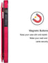 Compatible with iPhone 14 Pro Max 6.7” Wallet Case +1 Screen Protector, Slim Protective Case with Card Holder, PU