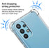Yiakeng Galaxy A32 5G Case with Screen Protector, Crystal Clear Slim Soft Silicone Cover for Samsung Galaxy A32