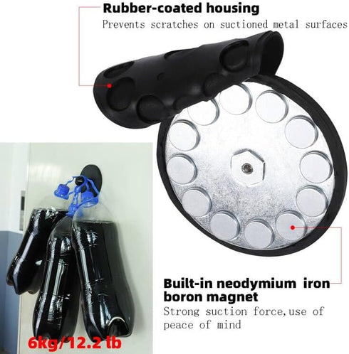 88mm Round Magnet Mount Base with 25mm Ball, Compatible with RAM Mounts B Size Double Socket Arm and Other 1" Ball Bike