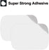 1.77x1.37" 4Pcs MECCANIXITY Replacement Metal Plates Silver Thin Adhesive Back Magnet Stickers for Magnetic Mount Phone