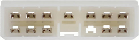 Scosche JE01B Car Radio Wire Harness Connector for Select 1988-1996 Jeep and Eagle Vehicles - Aftermarket Stereo Kit