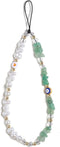 Evil Eye Phone Charm Strap, Beaded Phone Charms, Crystal Phone Strap, Kawaii Phone Keychain, Preppy Phone Charm