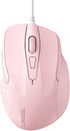 TECKNET Wired Mouse, 6-Button Corded with 4 Adjustable DPI, Optical Ergonomic Design, 5FT