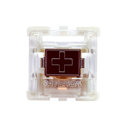Granvela Gateron KS-9 Blue Switches for Mechanical Keyboards, 3-Pin Plate Mounted, Pack of 32