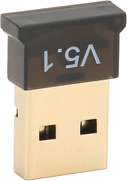 USB Bluetooth Adapter, Long Range Bluetooth 5.1 Dongle Receiver for PC, Backward Compatible with Bluetooth 2.1/3.x/4.x