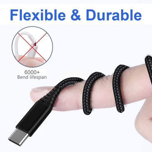 USB A to USB C Charger Cord 3FT 6FT 10FT for Samsung Galaxy A54 5G/A53 A52 A51/A15 A14 A13, Fast Charging Power Wire