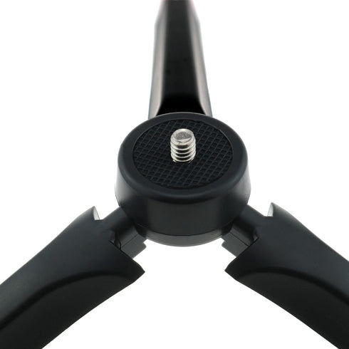 Metal Mini Tripod, Mini Desktop Tripod Selfie Stick, Camera Live Stand with Added Weight Design for Stability