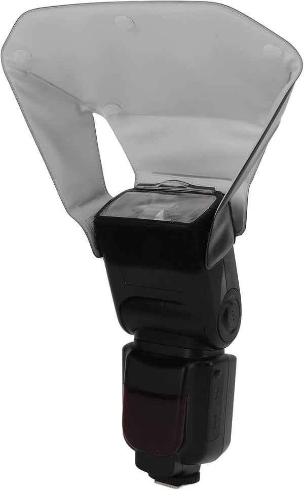 Universal Camera Speedlite Flash Softbox Diffuser Kit, 3 in 1 Light Diffuser with Silver Gold White Reflector