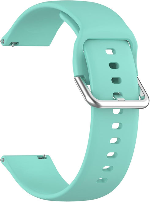 Silicone Watch Band for RUIMEN Smart Watch D1, Replacement Band Compatible with RUIMEN D1 (Pink, Teal, White)