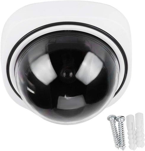 Outdoor Indoor Fake Camera, Wireless Home Security Dome Simulated Surveillance Camera for Homes & Business