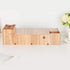 Wooden Monitor Laptop Stand, Modern Desk Storage Organizer for PC Computer, Neck Protector Office Desk Rack Shelf