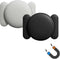 Frylaa Magnetic Holder Case for Airtag,2pcs Hidden Soft Silicon Protective Cover with Strong