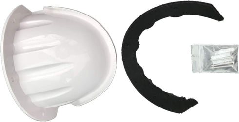 Universal Sunshade Rainshade Camera Cover Shield for Outdoor Nest/Nest IQ Camera - White Color