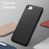 JETech Silicone Case for iPhone SE 3/2 (2022/2020), iPhone 8/7, 4.7-Inch, Black