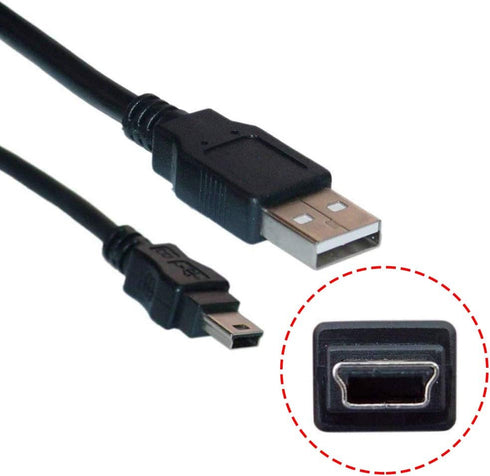 USB Cable for TI 84 Plus / TI 84 Plus C Silver Edition, TI 89 Titanium, TI Nspire CX / CAS Graphing Calculators