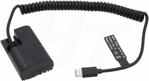 HangTon LP-E6N Dummy R5 R5C R6 R7 R6 mk2 5D3 7D 4K Power Bank PD QC USB Type C to Battery for Canon EOS II BMPCC