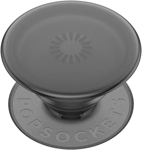 PopSockets Phone Grip with Expanding Kickstand, Adhesive Grip - Translucent Black