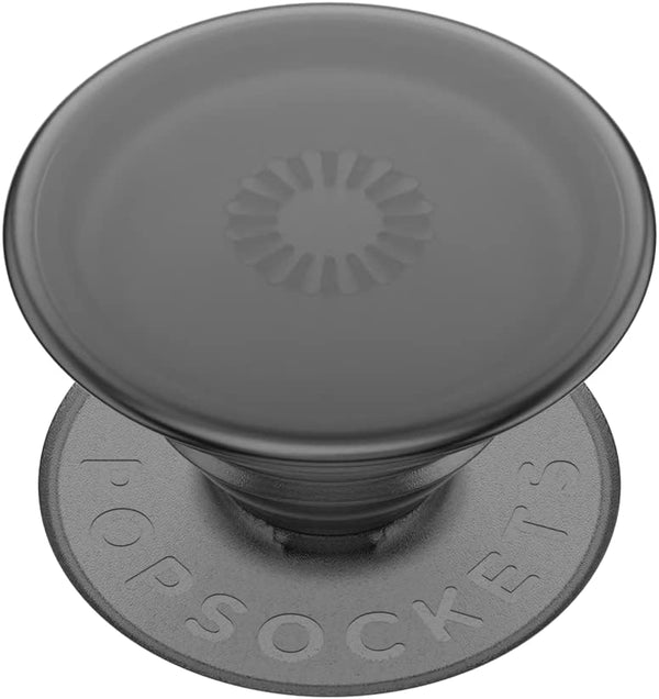 PopSockets Phone Grip with Expanding Kickstand, Adhesive Grip - Translucent Black