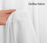 White Wedding Arch Draping Fabric, 29" x 20FT Sheer Chiffon Drapes for Bridal Shower, Engagement Ceremony, Party