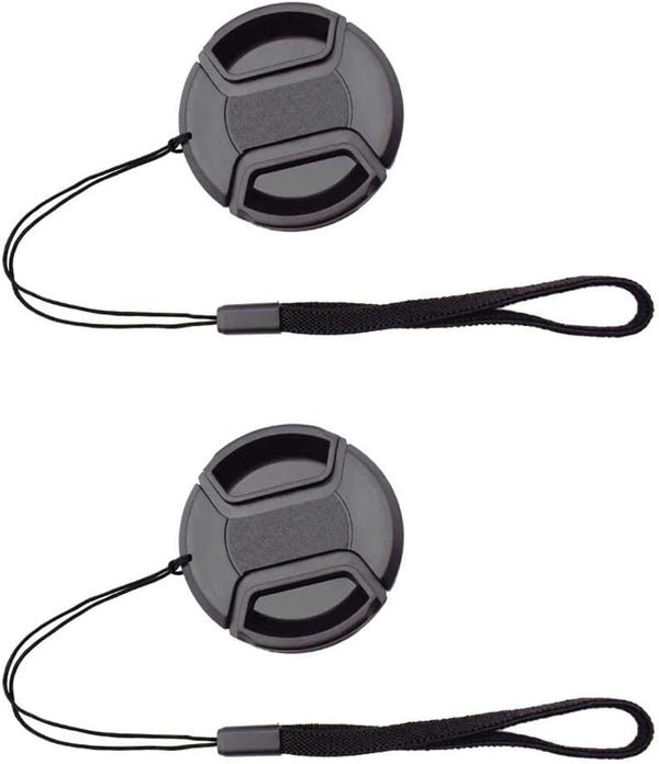 40.5mm Snap-on Lens Cap Cover with Keeper for Sony E-Mount 16-50mm Lens, ULBTER Lens Cap & Cover Leash -2 Pack