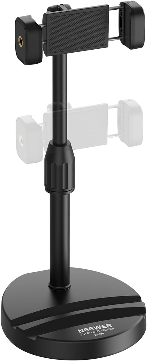 NEEWER ENTRY LEVEL VERSION Cell Phone Stand for Desk, Adjustable Office Bed Table