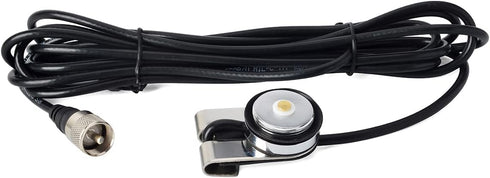 HYS TCJ-N2 Trunk NMO Antenna Mount with 13Ft RG-58 Coax Cable and PL-259 Connector for NMO HF/VHF/UHF Antenna
