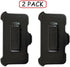 2 Pack Holster Belt Clip Replacement - Compatible with OtterBox Defender Series Case for iPhone XR (Belt Clip Only)