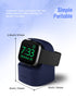 ELETIUO 49/46/45/44/42/41/40/38mm Ultra2/Ultra/10/9/8/SE2/7/6/SE/5/4/3/2/1,Silicone Charger Stand Compatible with Apple