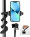 Flex Mount Stroller Phone Holder Selfie Stick Gooseneck for Treadmill, Bike, Shopping Cart, Boat, Compatible with GoPro