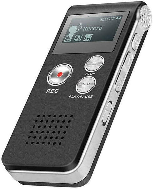 TEAMWILL 8GB Paranormal Ghost Hunting Equipment Digital EVP Voice Activated Recorder USB US (Black)