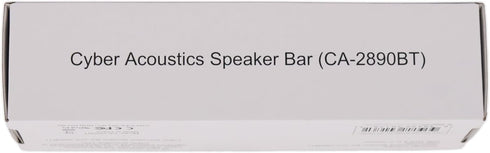 Cyber Acoustics USB & Bluetooth Speaker Bar (CA-2890BT), USB Powered Speaker with Speakerphone for PC, Bluetooth for