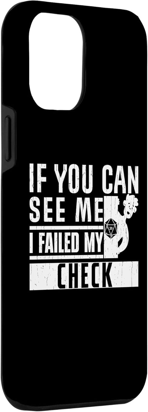 iPhone 14 Plus RPG Gaming Role Playing Case for D20 Tabletop Games, Funny RPG Gamer Design
