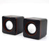 AkoMatial 2-Pack USB Wired Mini Speakers for Laptops - Bass Boost
