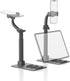 CamScanner Adjustable Phone Stand, 360 Rotatable Clip-On Holder,Desk Mount with Non-Slip Base for