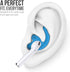 EarBuddyz 2.0 Ear Hooks and Covers Accessories for Apple AirPods 1 & 2 or EarPods (3 Pairs) - Sky Blue