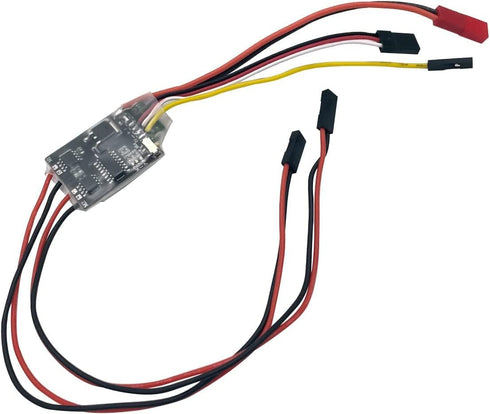 Nuofany 5A 2S-3S 130 180 Dual Way Bidirectional Brushed ESC Lipo Speed Control for RC Model Boat Tank Brushed Motor