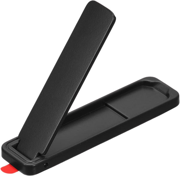 uxcell Ultra-Thin Phone Stands, Horizontal & Vertical Desk Stand for Most Smartphones, Phone Cases, Tablets, Black