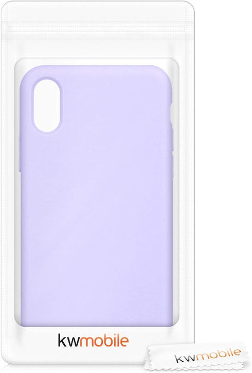 kwmobile Case for Apple iPhone X - TPU Silicone Phone Cover with Soft Finish - Lavender