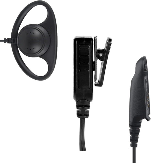 Radio Accessories Ear Piece Mic Ptt Earpiece Microphone for Motorola HT750, HT1250, GP328, GP340