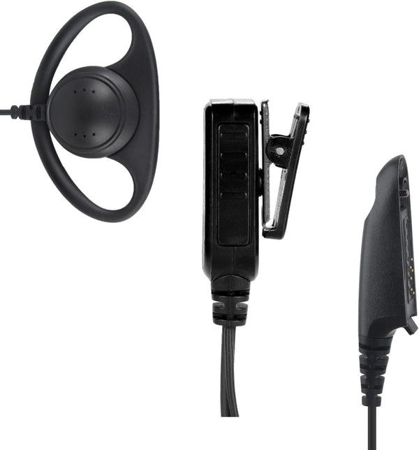 Radio Accessories Ear Piece Mic Ptt Earpiece Microphone for Motorola HT750, HT1250, GP328, GP340