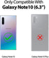 GOOSPERY Galaxy Note 10 Wallet Case - Protective Dual Layer Bumper Phone Case with Card Holder (Lilac Purple)